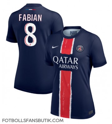 Paris Saint-Germain Fabian Ruiz #8 Replika Hemmatröja Damer 2024-25 Kortärmad